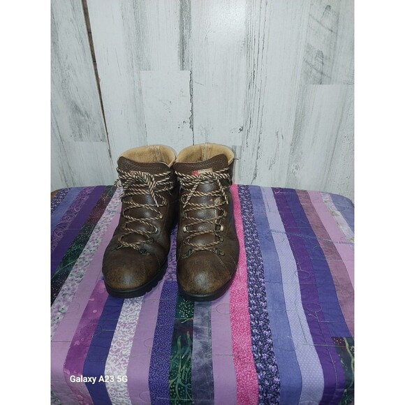 Raichle Switzerland Men Size 6.5 Women 7.5 Brown Leather Hiking Boot main image 5